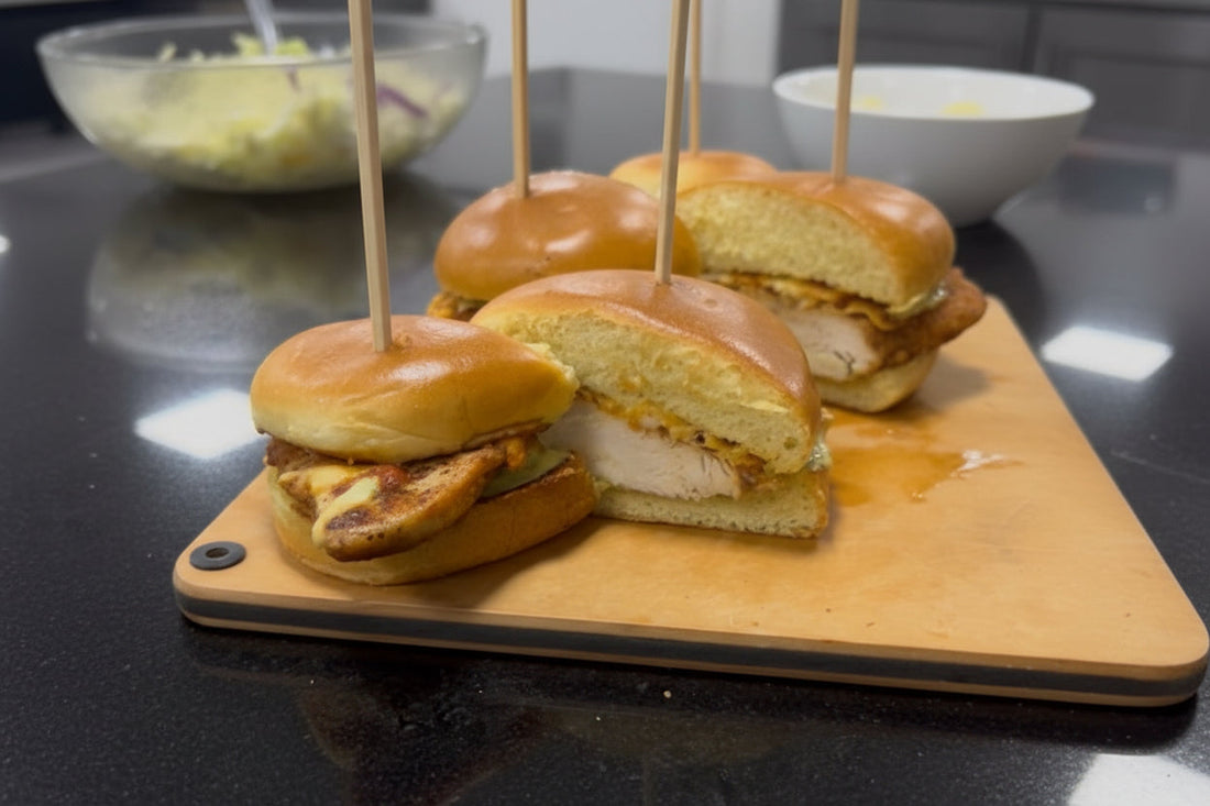 Griddled Chicken Parmesan Sandwich