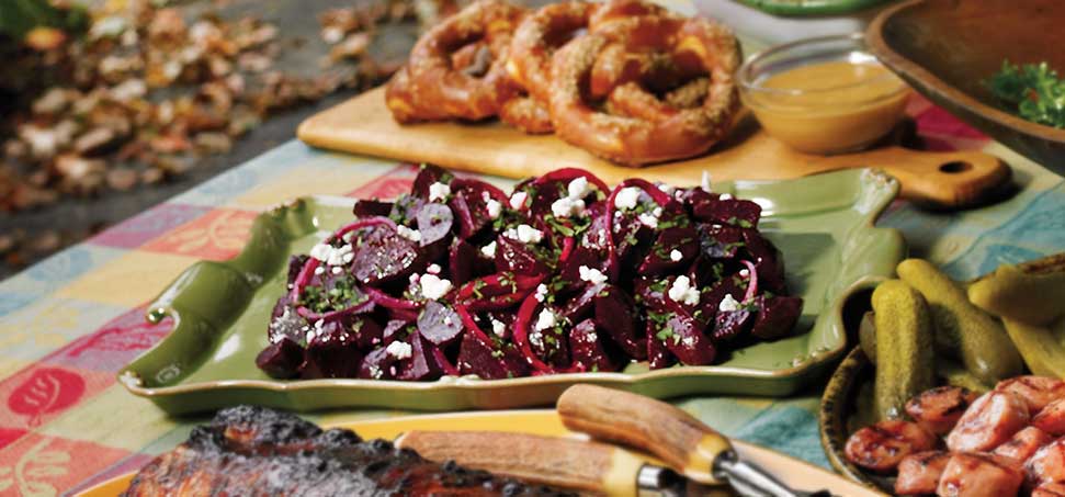 Roasted Beet Salad on the Grill