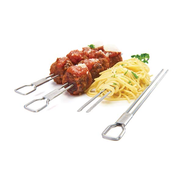 Double Skewers 2 Stainless Steel Skewers For Bbq Grilling - Temu