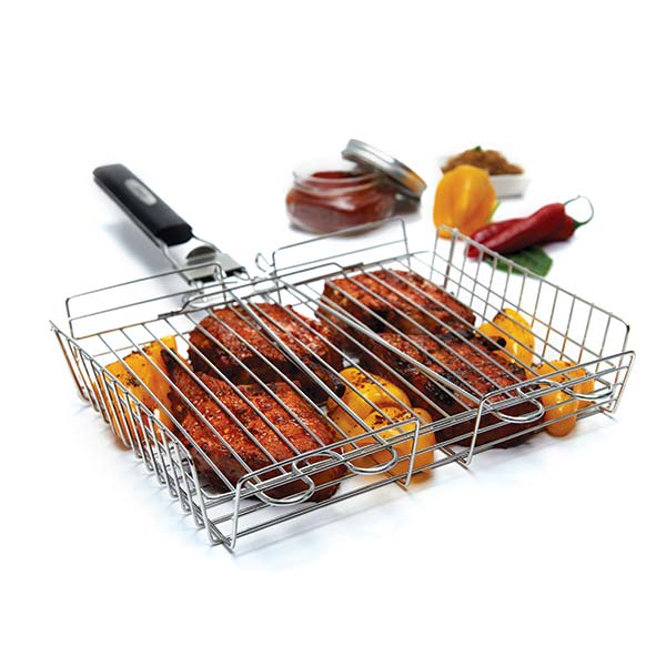 Stainless grill basket sale