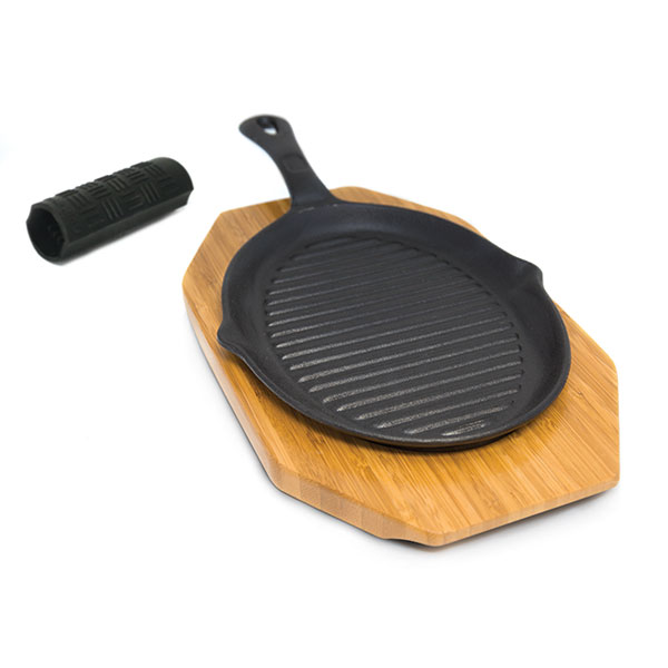 Broil King Fajita Pan With Holder — The Barbeque Shop