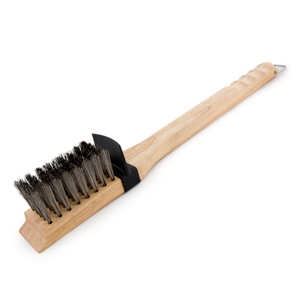 Broil King 20.8 In. Palmyra Bristles Wood Handle Heavy-Duty Grill Cleaning  Brush - Wagner Hardware