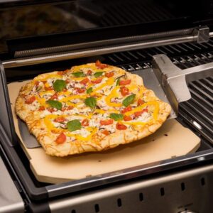 Using a pizza stone on the grill sale