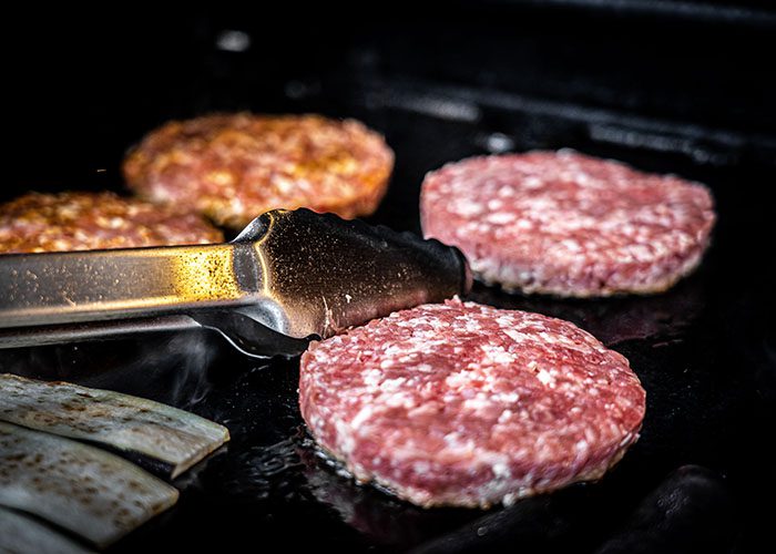 Griglia per hamburger con pressa Broil king